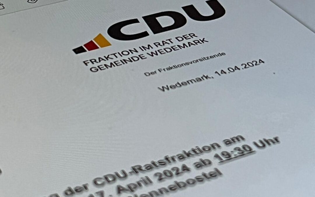 Fraktionssitzung 17.04.24