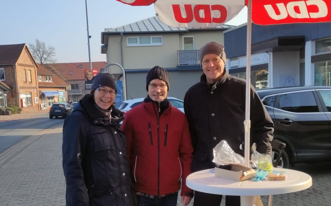 CDU-Ortsverband Bissendorf-Resse steht den Bürgern und Bürgerinnen für Informationen zur Verfügung!