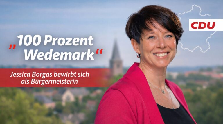 „100 Prozent Wedemark“: Jessica Borgas hält Bewerbungsrede zur Bürgermeisterkandidatur